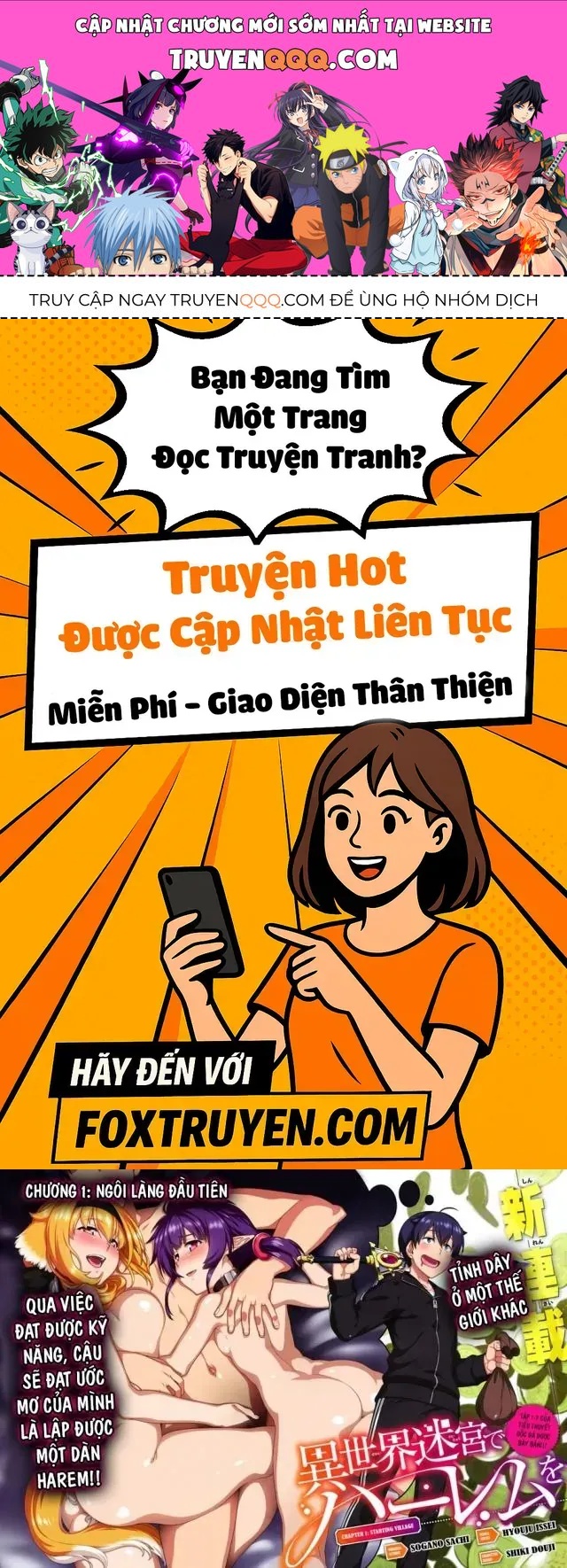 Isekai Meikyuu De Harem Wo Chapter 1 - 1