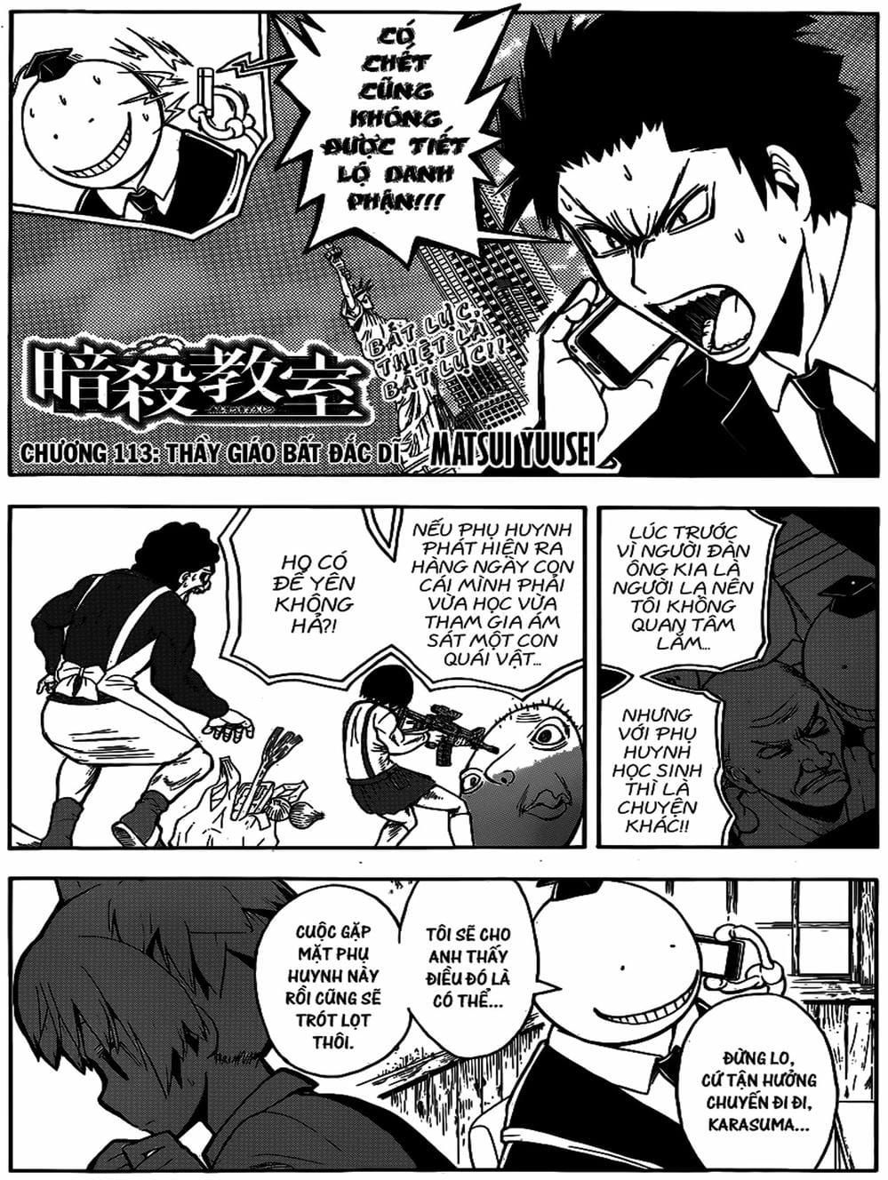 Lớp Học Ám Sát Chapter 110 - 2