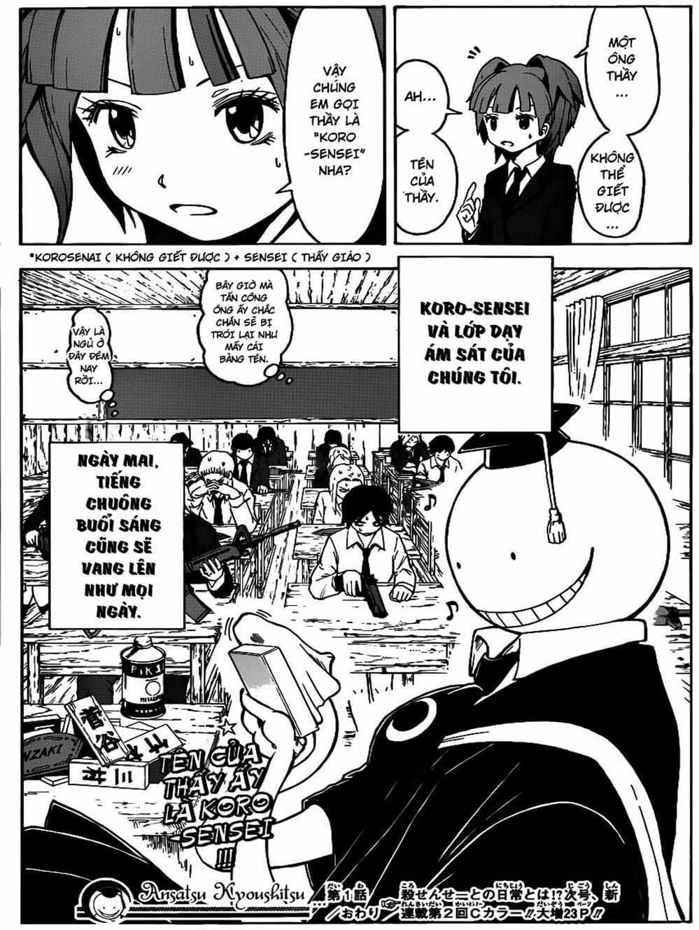 Lớp Học Ám Sát Chapter 3 - 12