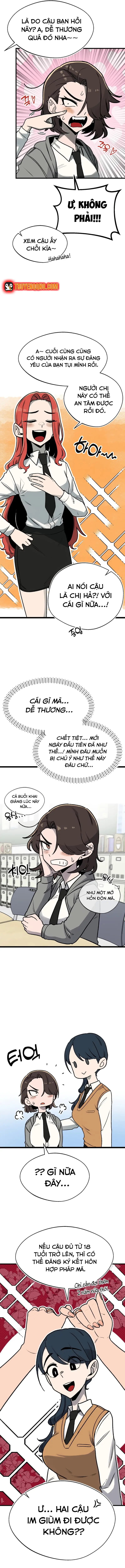 Bạn Cùng Lớp Có Ánh Mắt Dữ Dằn Chapter 2 - 5