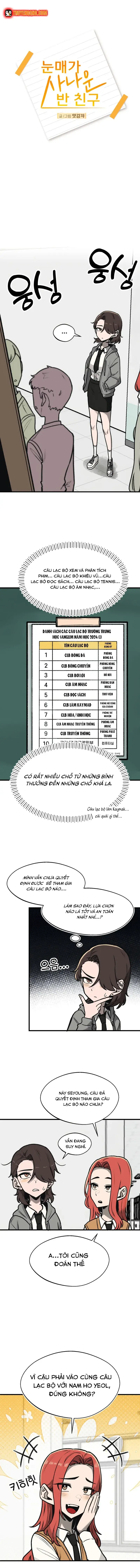 Bạn Cùng Lớp Có Ánh Mắt Dữ Dằn Chapter 4 - 3