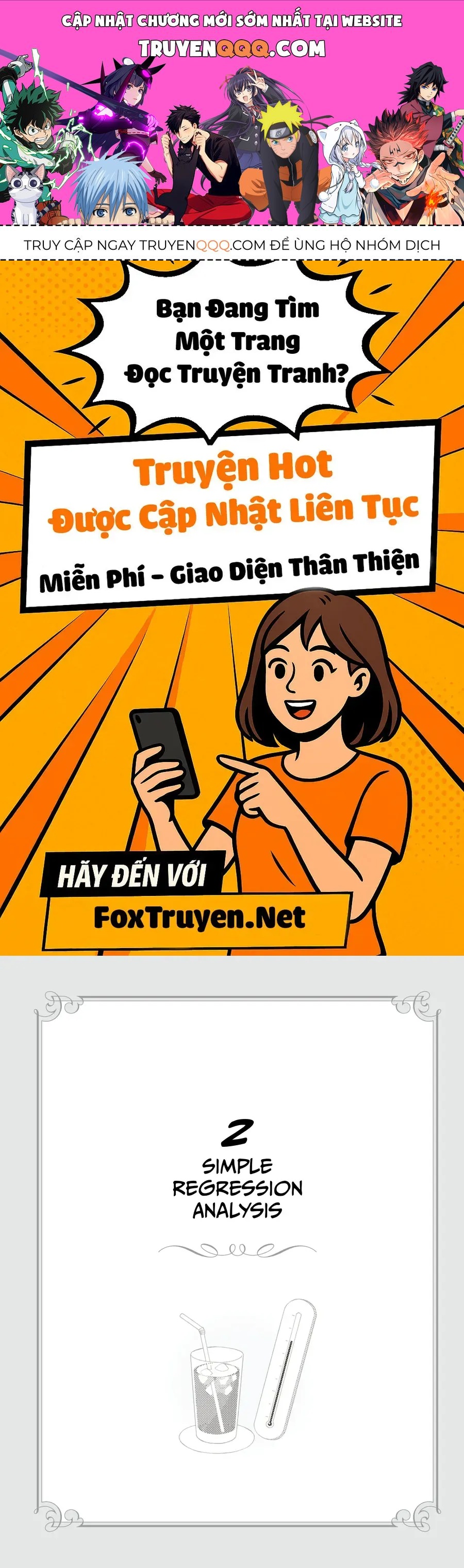 Manga Hướng Dẫn Về Phân Tích Hồi Qui Chapter 2 - 1