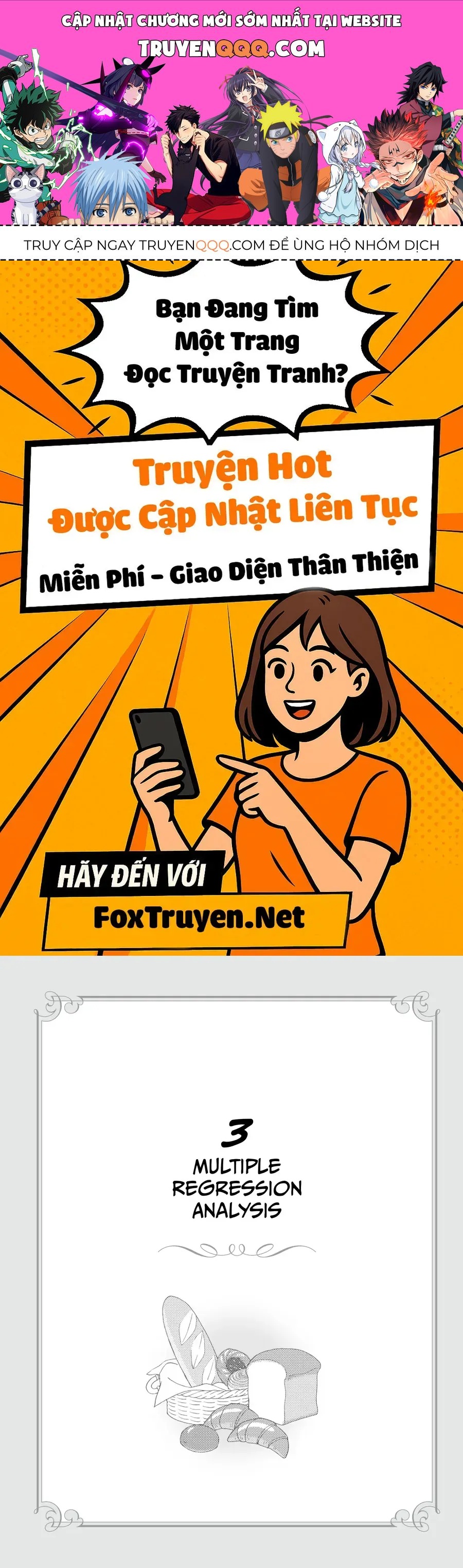 Manga Hướng Dẫn Về Phân Tích Hồi Qui Chapter 3 - 1