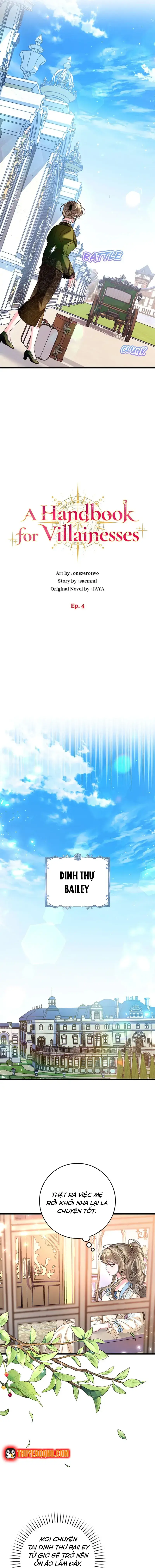 Hướng Dẫn Dành Cho Ác Nữ Chapter 4 - 9