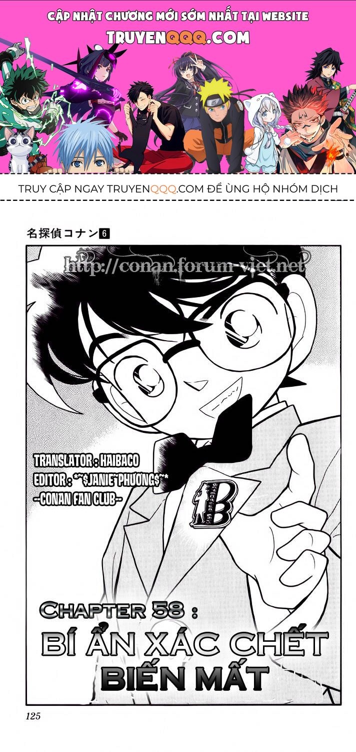 Thám Tử Lừng Danh Conan Chapter 58 - 1