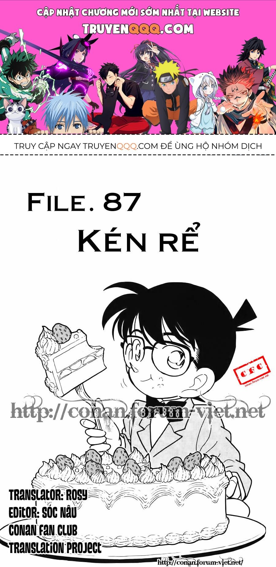 Thám Tử Lừng Danh Conan Chapter 87 - 1