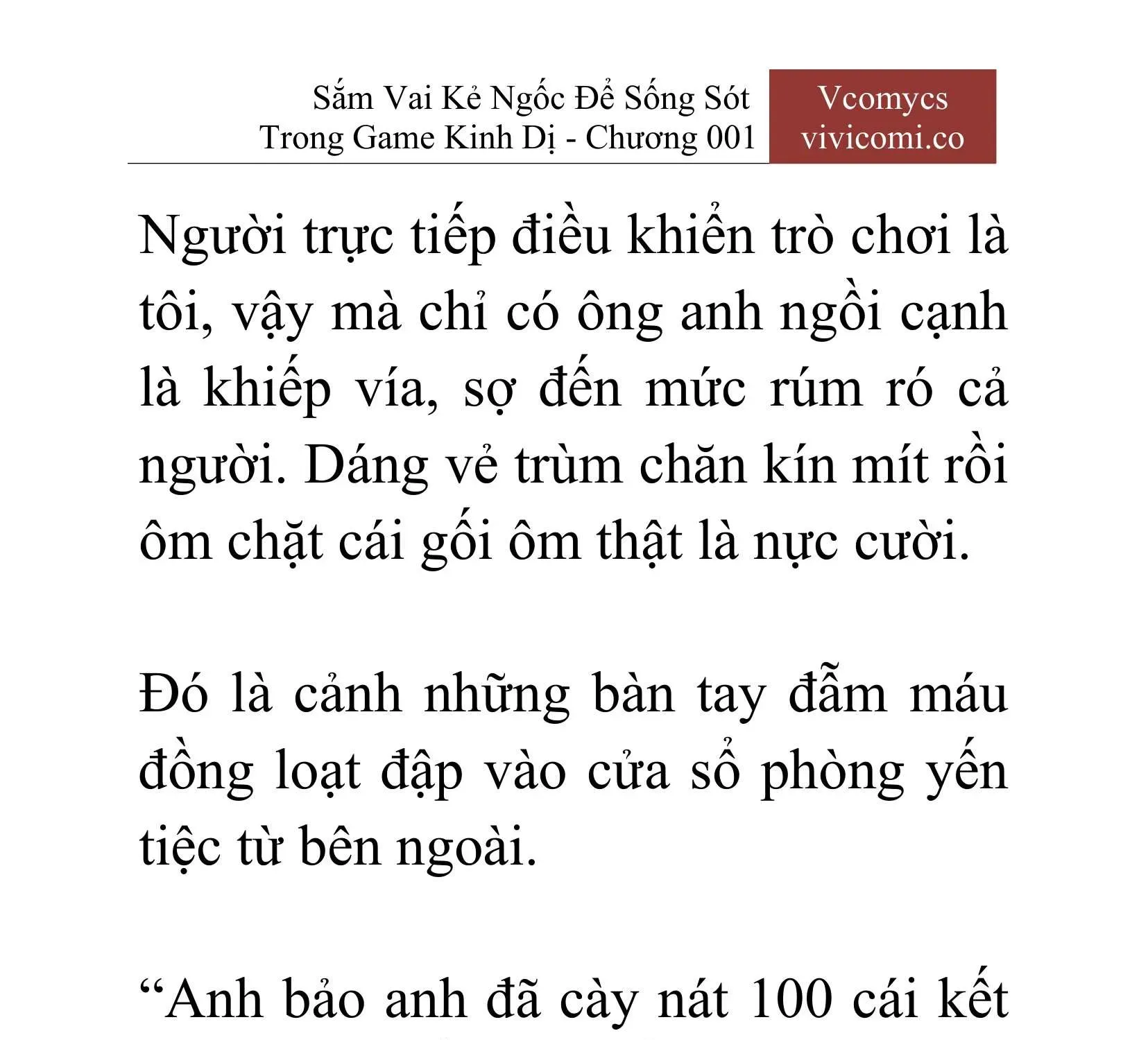 [Novel] Sắm Vai Kẻ Ngốc Để Sống Sót Trong Game Kinh Dị Chapter 1 - 20