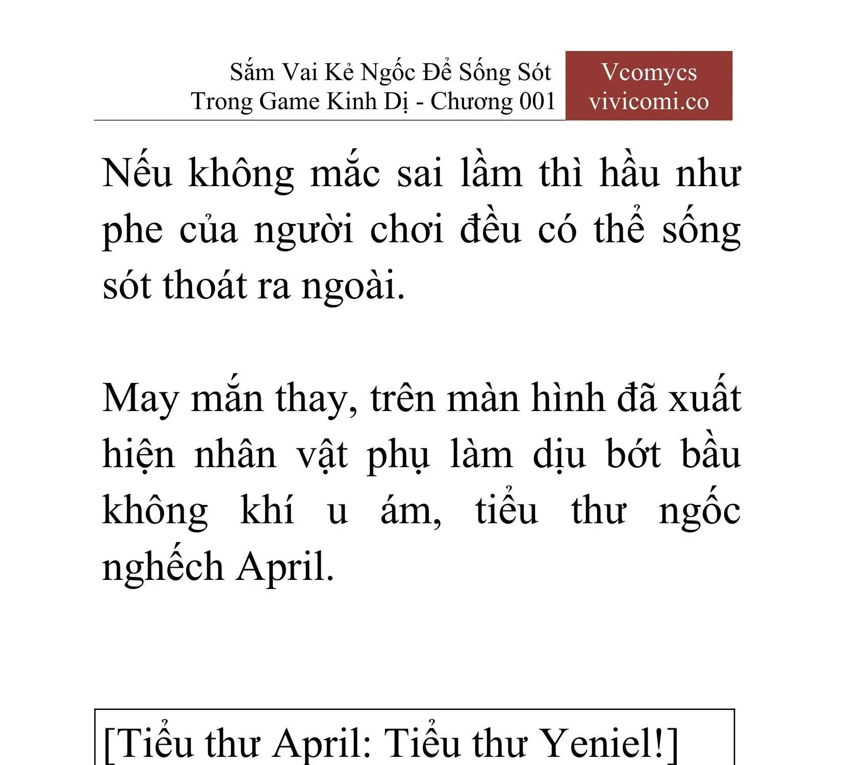 [Novel] Sắm Vai Kẻ Ngốc Để Sống Sót Trong Game Kinh Dị Chapter 1 - 26