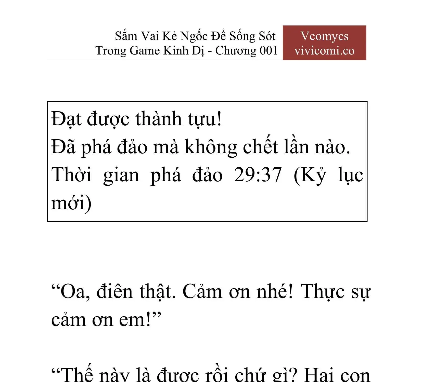 [Novel] Sắm Vai Kẻ Ngốc Để Sống Sót Trong Game Kinh Dị Chapter 1 - 38