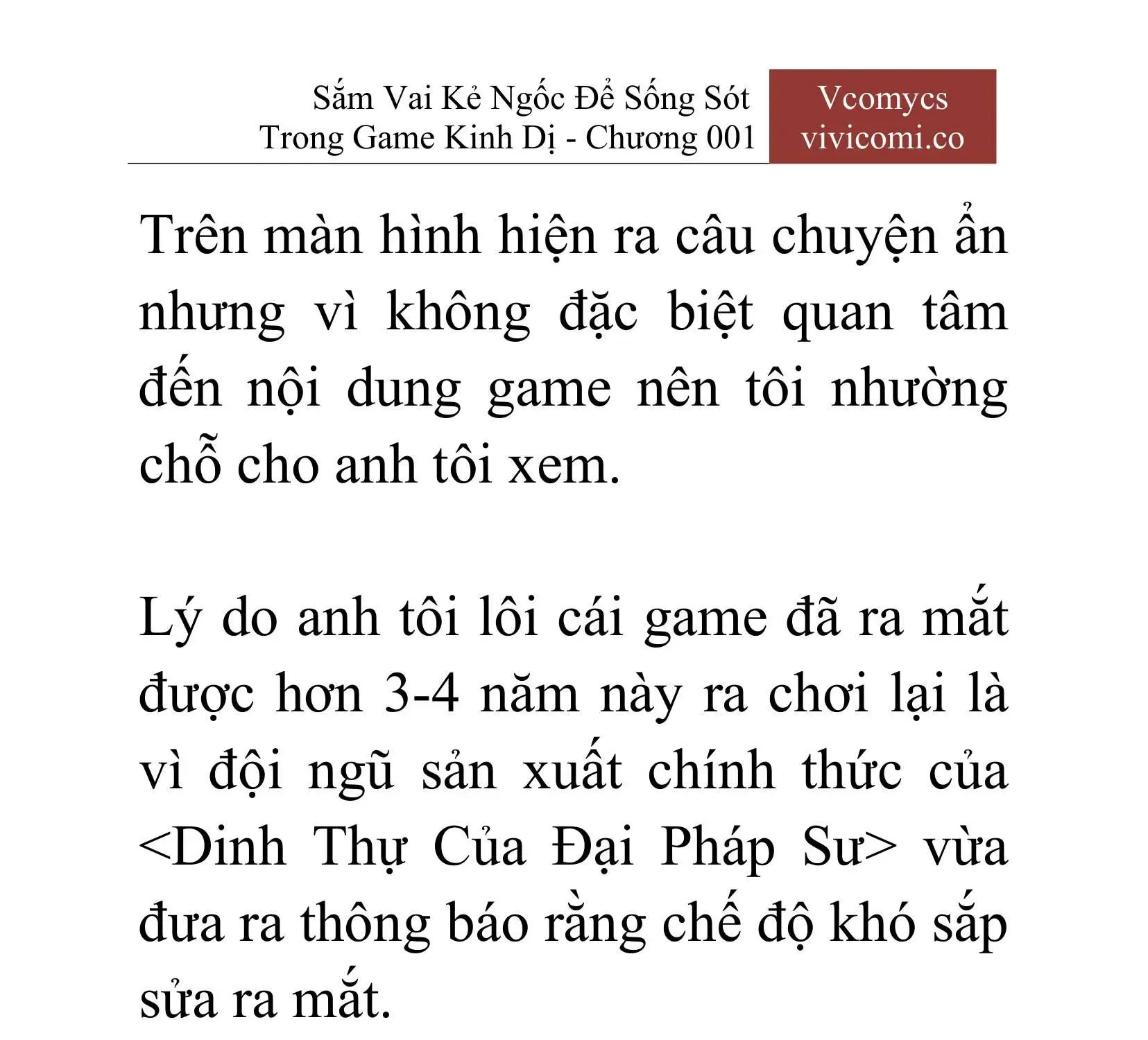 [Novel] Sắm Vai Kẻ Ngốc Để Sống Sót Trong Game Kinh Dị Chapter 1 - 40
