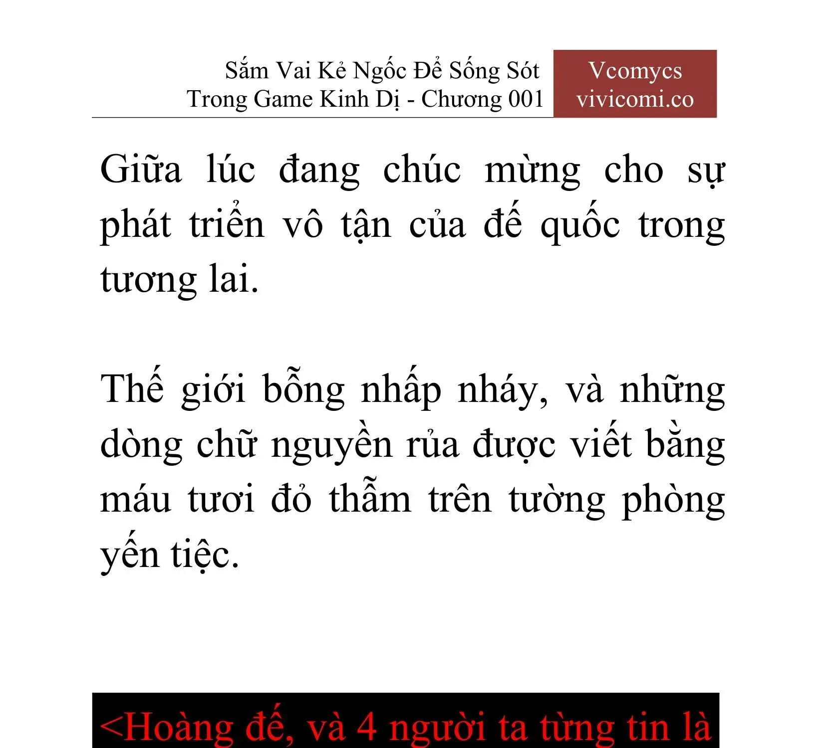 [Novel] Sắm Vai Kẻ Ngốc Để Sống Sót Trong Game Kinh Dị Chapter 1 - 10