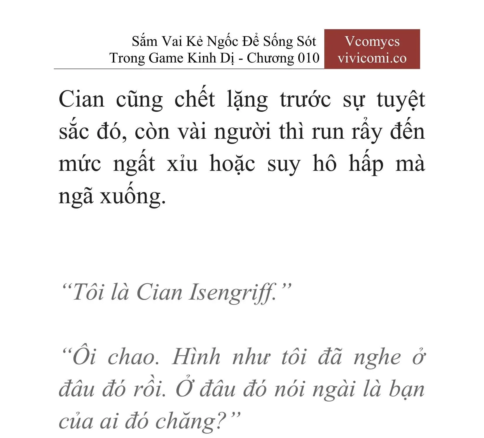 [Novel] Sắm Vai Kẻ Ngốc Để Sống Sót Trong Game Kinh Dị Chapter 10 - 24