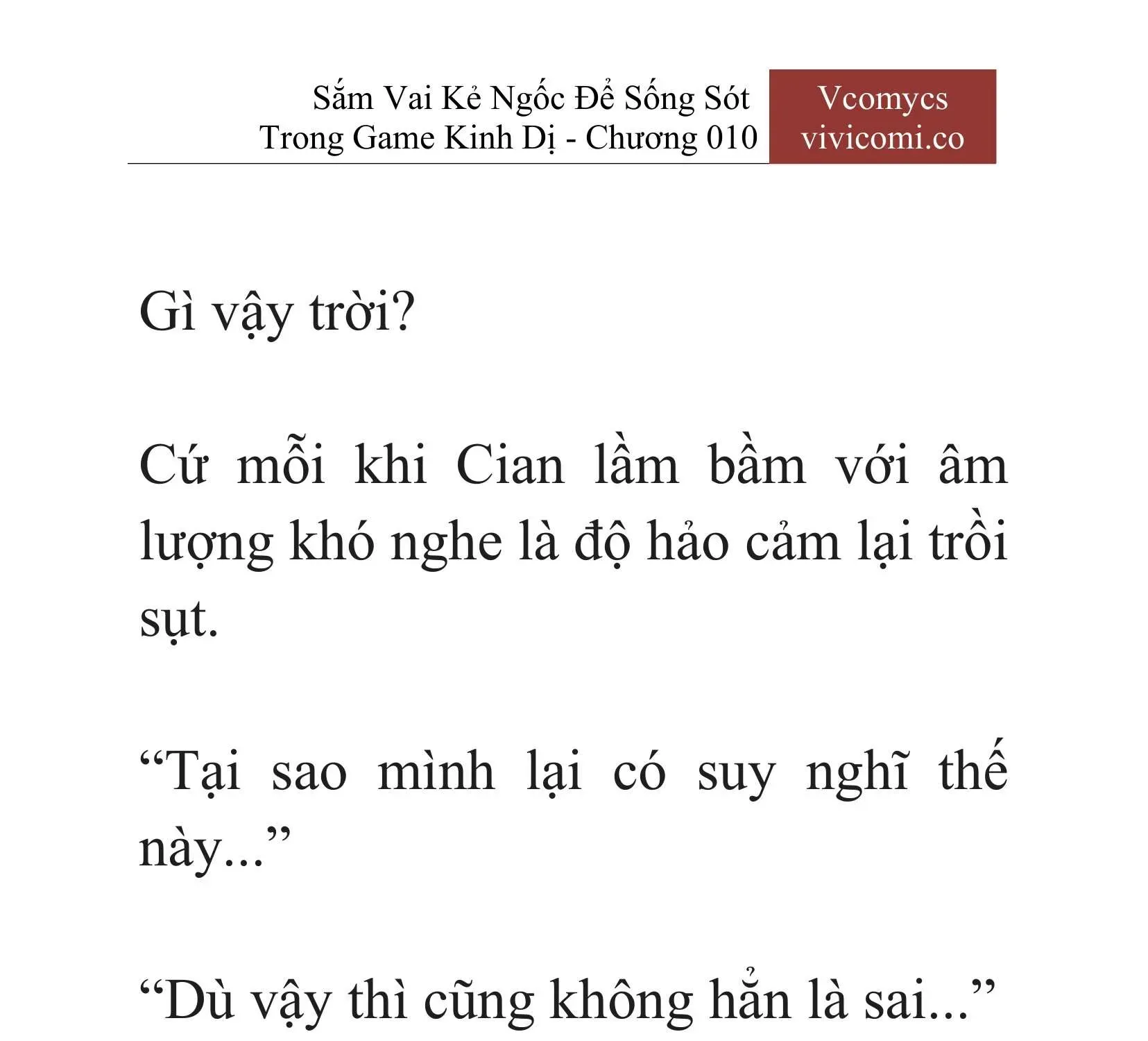 [Novel] Sắm Vai Kẻ Ngốc Để Sống Sót Trong Game Kinh Dị Chapter 10 - 40