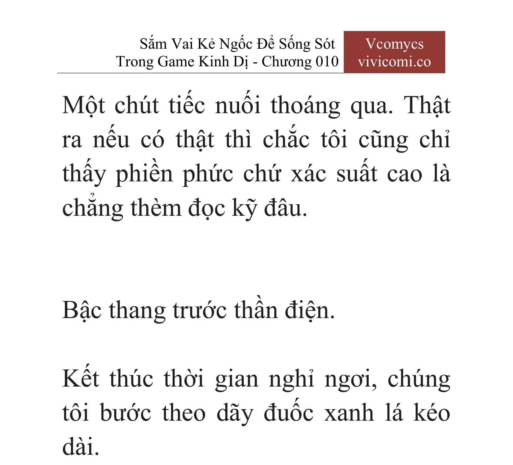 [Novel] Sắm Vai Kẻ Ngốc Để Sống Sót Trong Game Kinh Dị Chapter 10 - 50