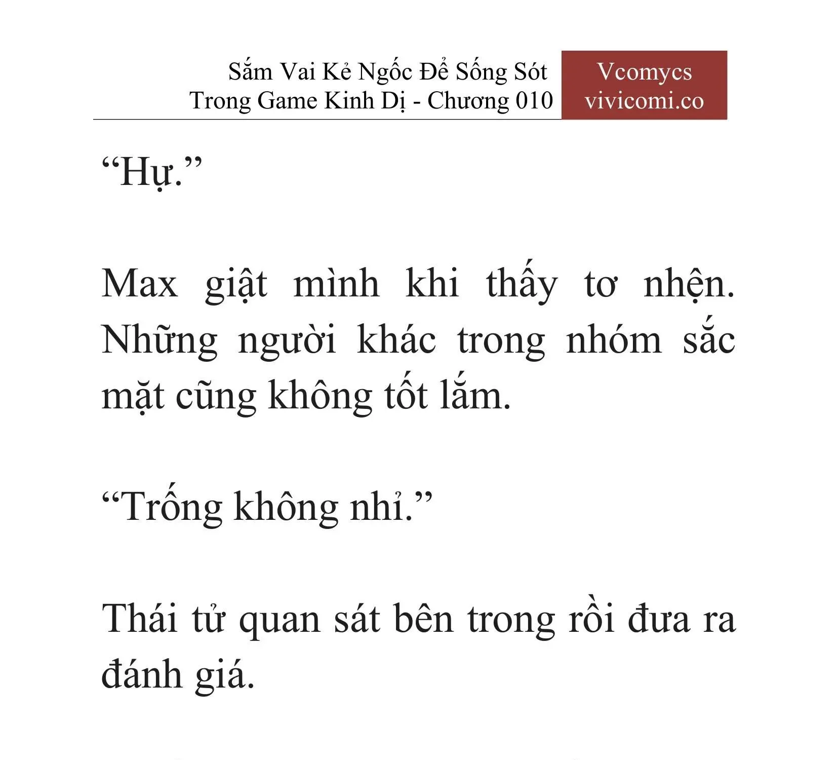 [Novel] Sắm Vai Kẻ Ngốc Để Sống Sót Trong Game Kinh Dị Chapter 10 - 58