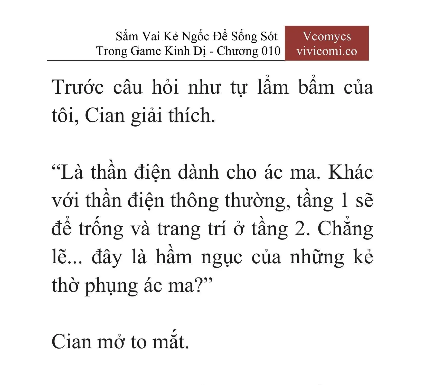 [Novel] Sắm Vai Kẻ Ngốc Để Sống Sót Trong Game Kinh Dị Chapter 10 - 62