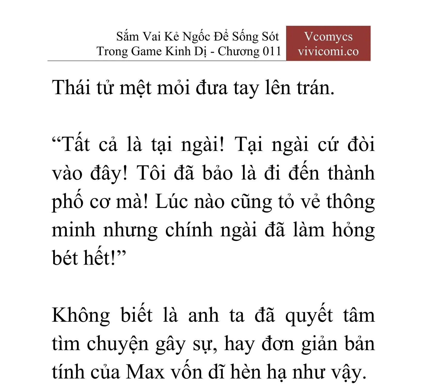 [Novel] Sắm Vai Kẻ Ngốc Để Sống Sót Trong Game Kinh Dị Chapter 11 - 16