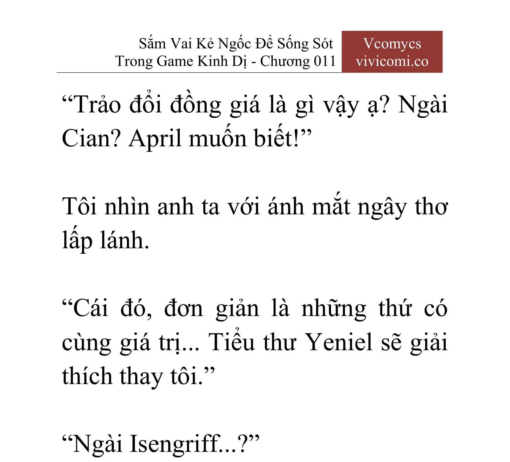 [Novel] Sắm Vai Kẻ Ngốc Để Sống Sót Trong Game Kinh Dị Chapter 11 - 40