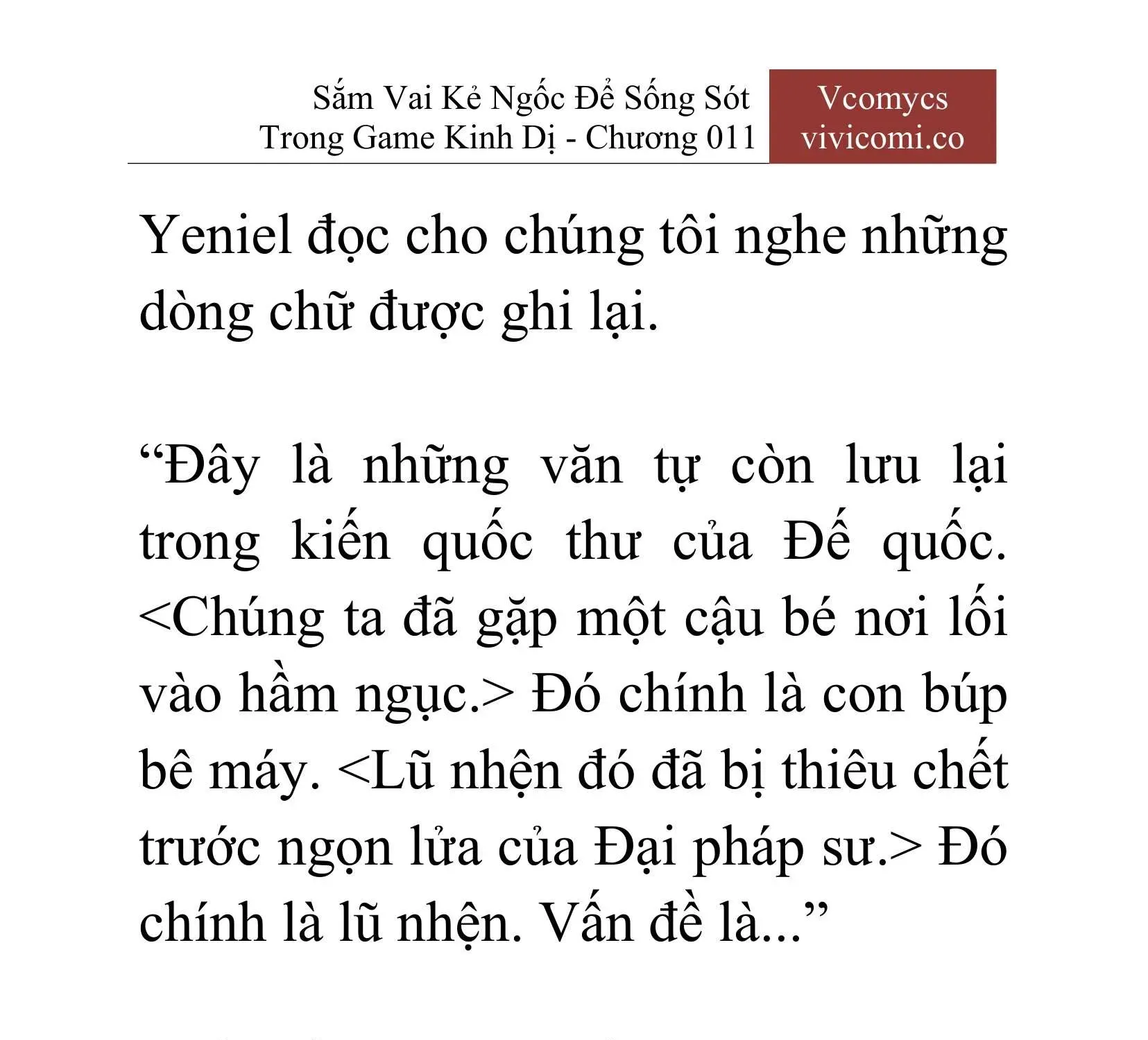 [Novel] Sắm Vai Kẻ Ngốc Để Sống Sót Trong Game Kinh Dị Chapter 11 - 6