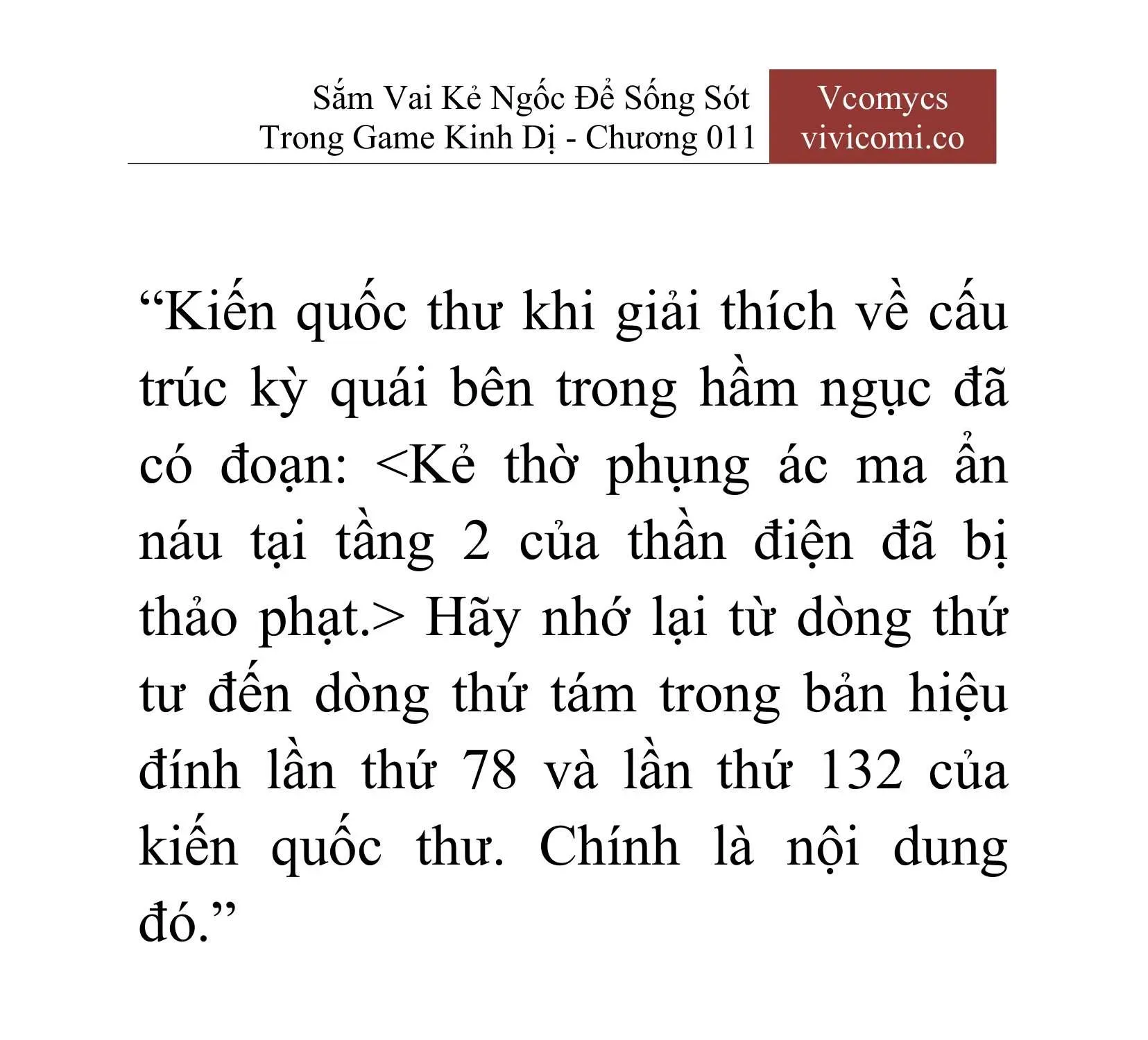 [Novel] Sắm Vai Kẻ Ngốc Để Sống Sót Trong Game Kinh Dị Chapter 11 - 10