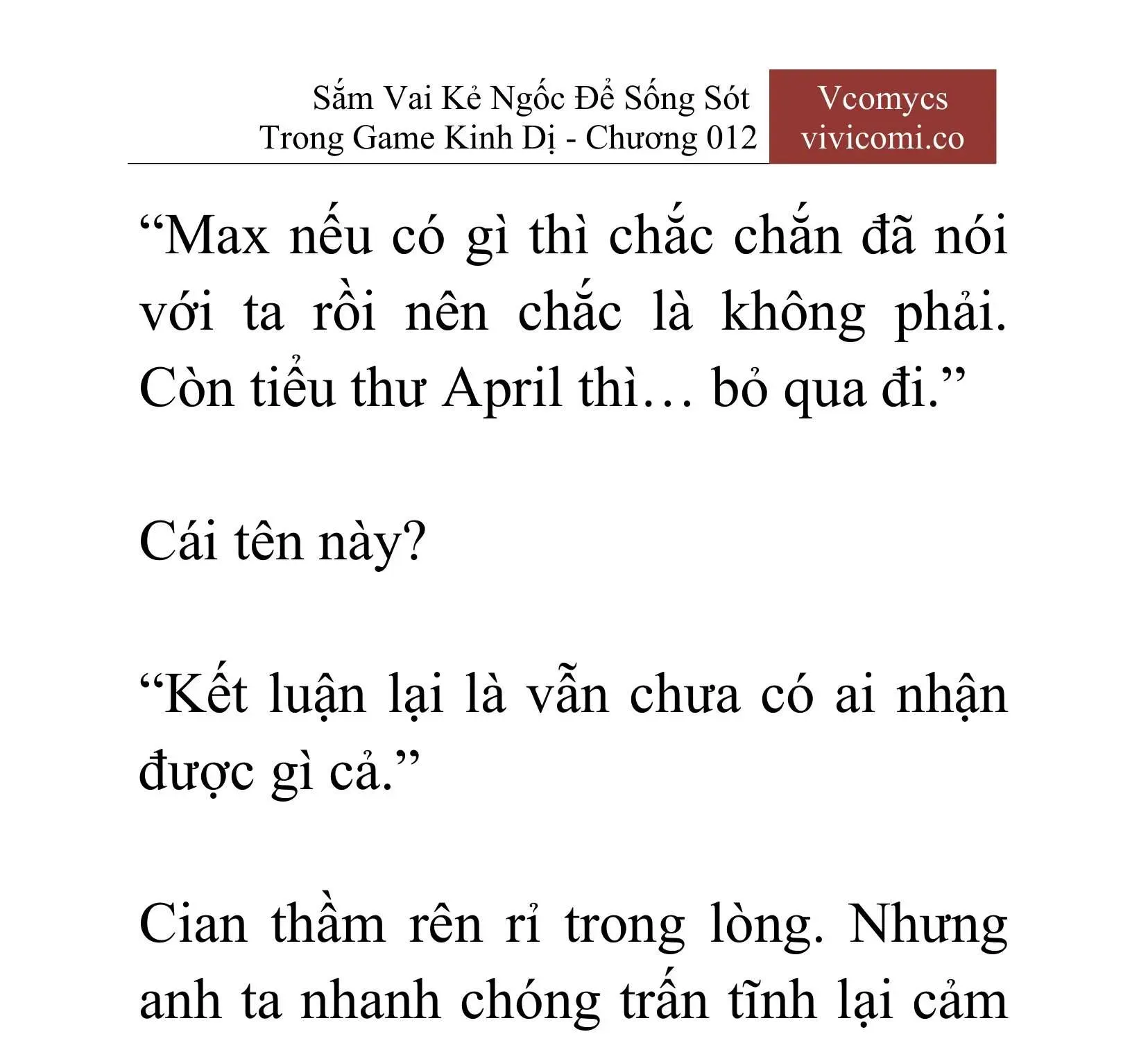 [Novel] Sắm Vai Kẻ Ngốc Để Sống Sót Trong Game Kinh Dị Chapter 12 - 26
