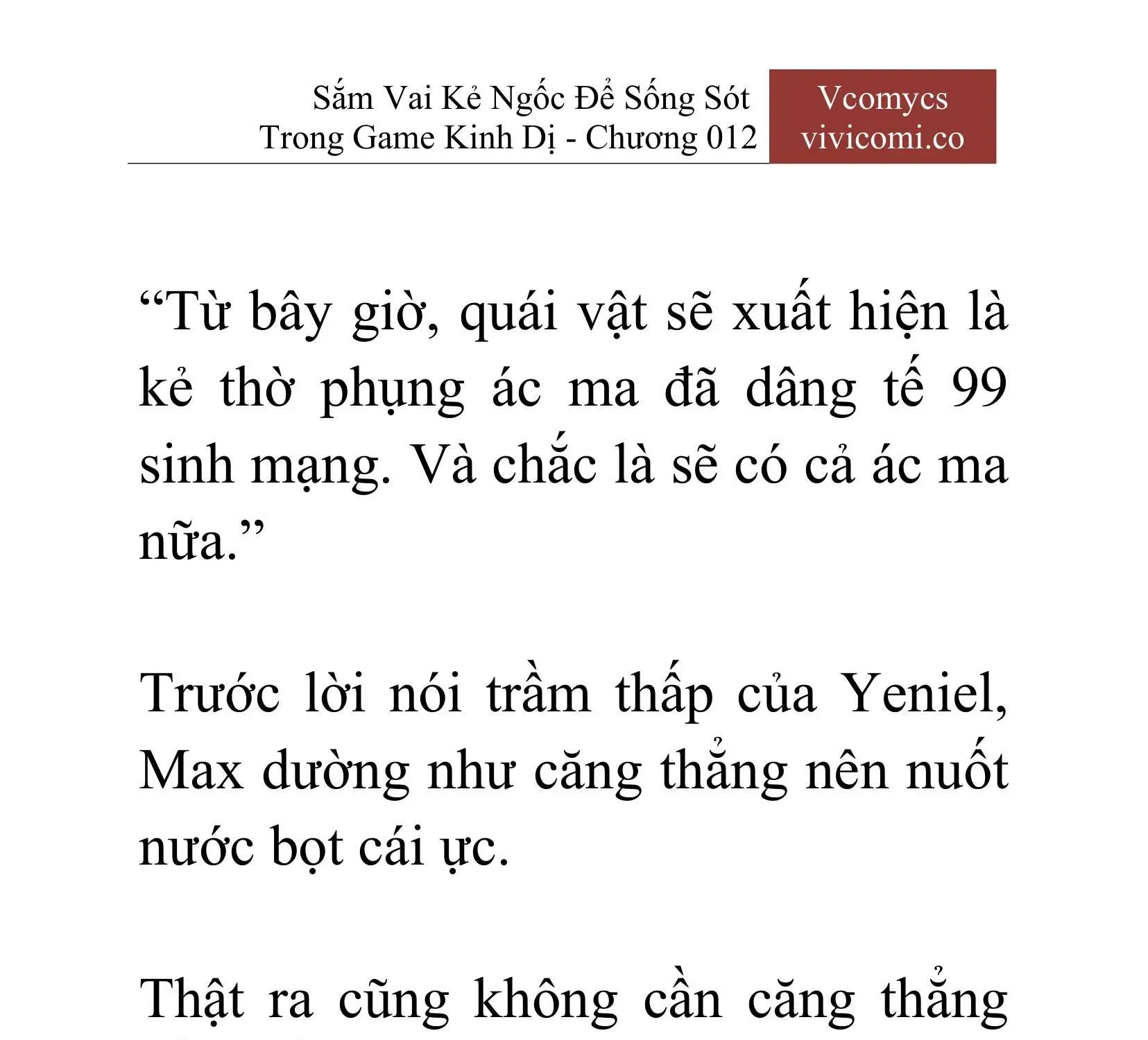 [Novel] Sắm Vai Kẻ Ngốc Để Sống Sót Trong Game Kinh Dị Chapter 12 - 30