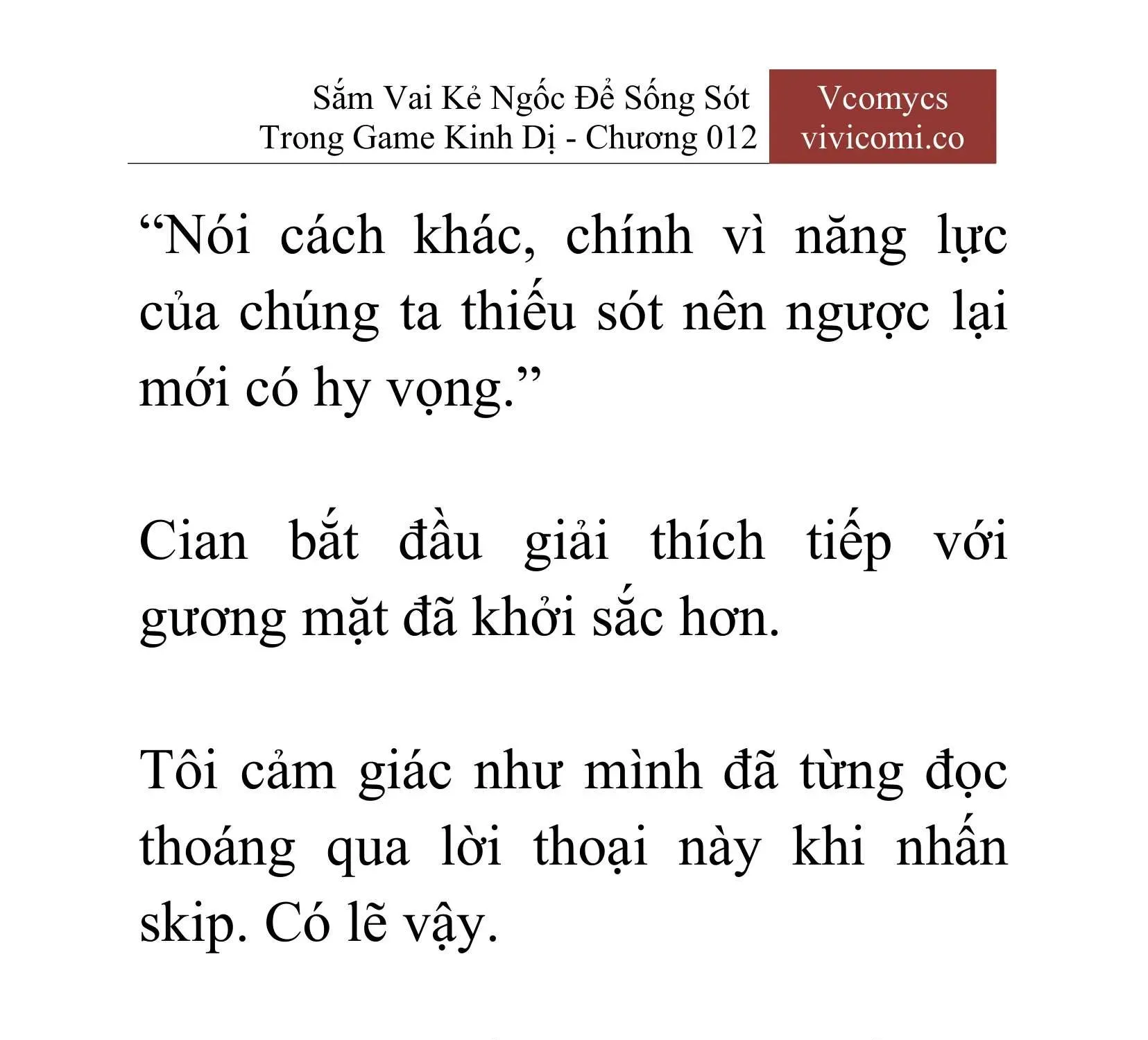 [Novel] Sắm Vai Kẻ Ngốc Để Sống Sót Trong Game Kinh Dị Chapter 12 - 10