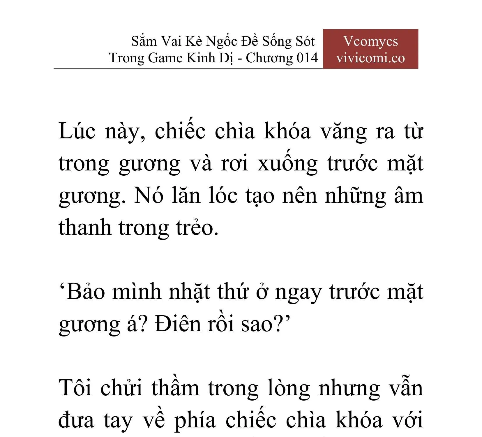 [Novel] Sắm Vai Kẻ Ngốc Để Sống Sót Trong Game Kinh Dị Chapter 14 - 12