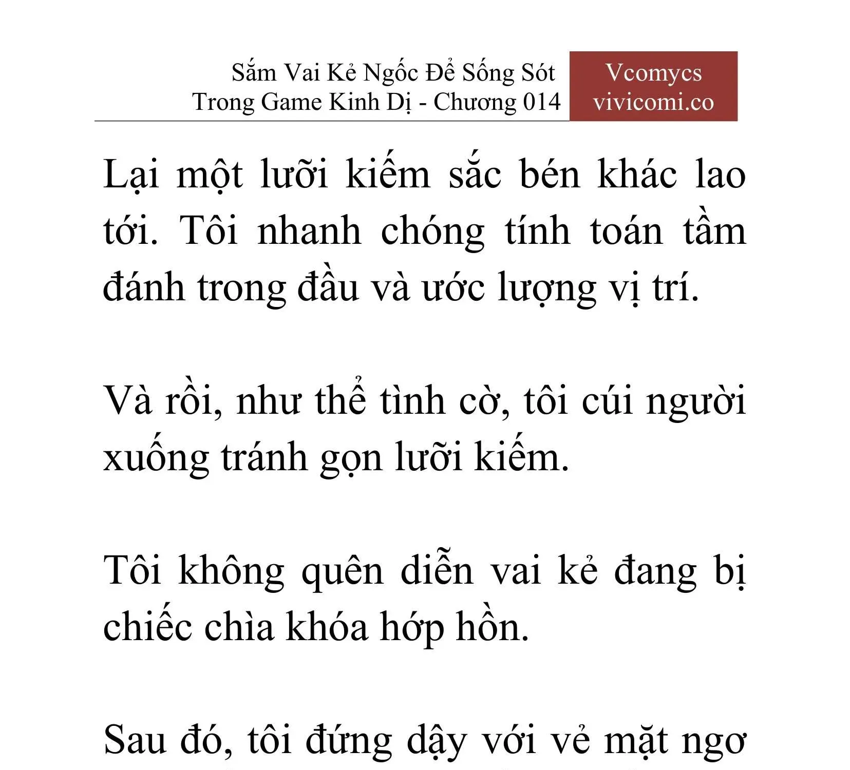 [Novel] Sắm Vai Kẻ Ngốc Để Sống Sót Trong Game Kinh Dị Chapter 14 - 16
