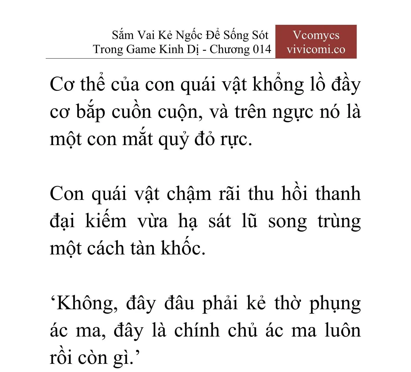 [Novel] Sắm Vai Kẻ Ngốc Để Sống Sót Trong Game Kinh Dị Chapter 14 - 30