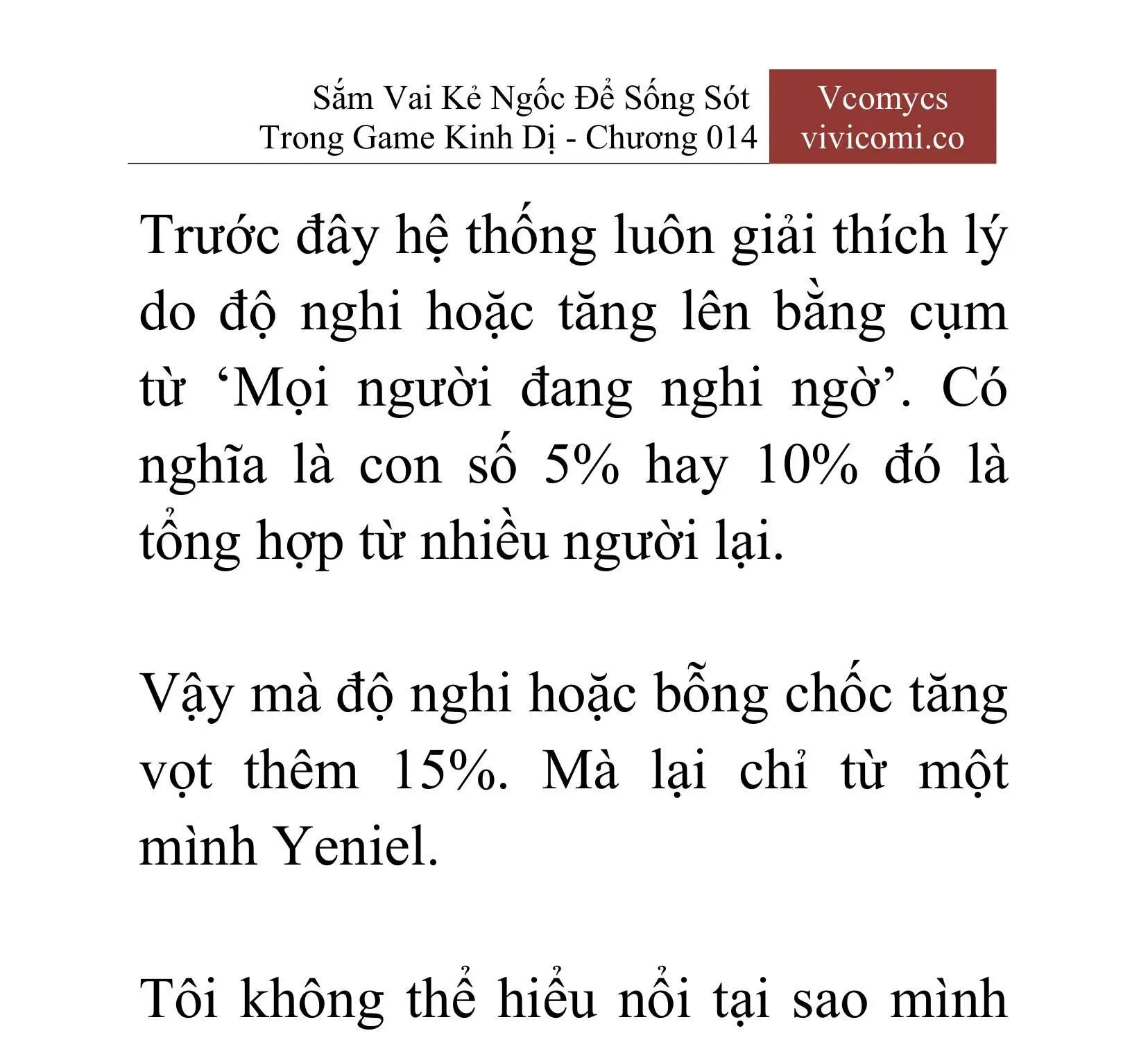 [Novel] Sắm Vai Kẻ Ngốc Để Sống Sót Trong Game Kinh Dị Chapter 14 - 50