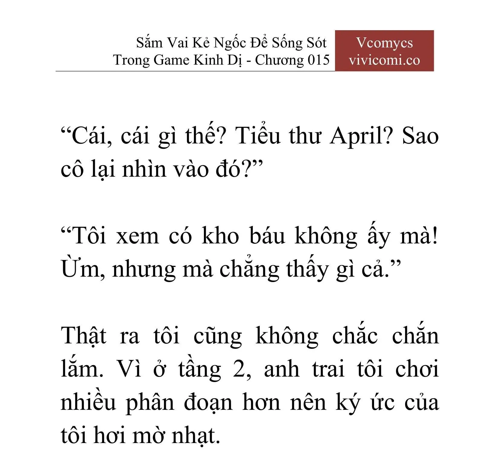 [Novel] Sắm Vai Kẻ Ngốc Để Sống Sót Trong Game Kinh Dị Chapter 15 - 12