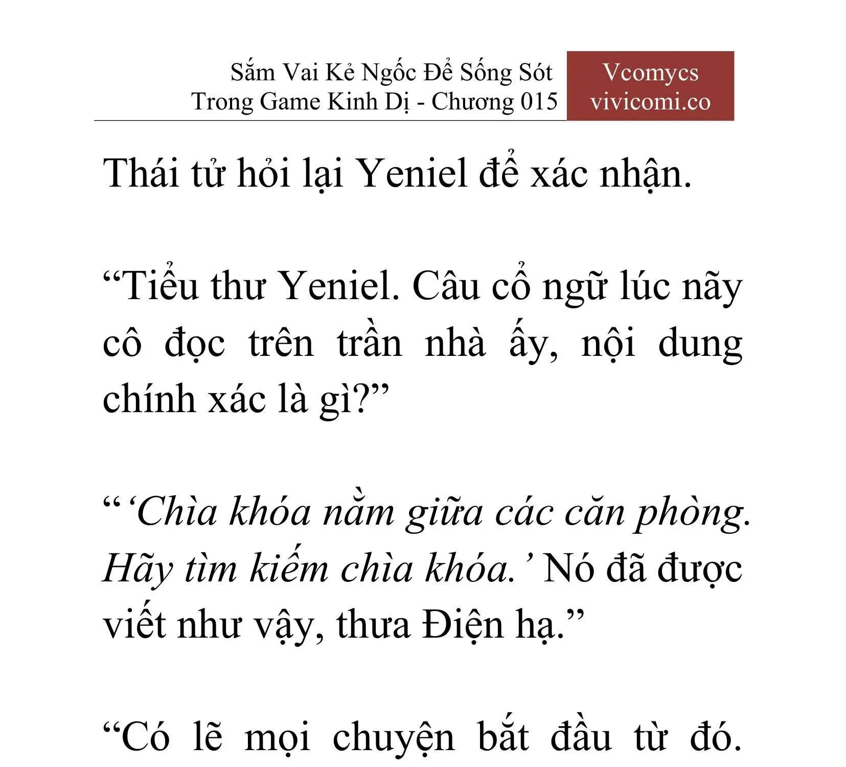 [Novel] Sắm Vai Kẻ Ngốc Để Sống Sót Trong Game Kinh Dị Chapter 15 - 14