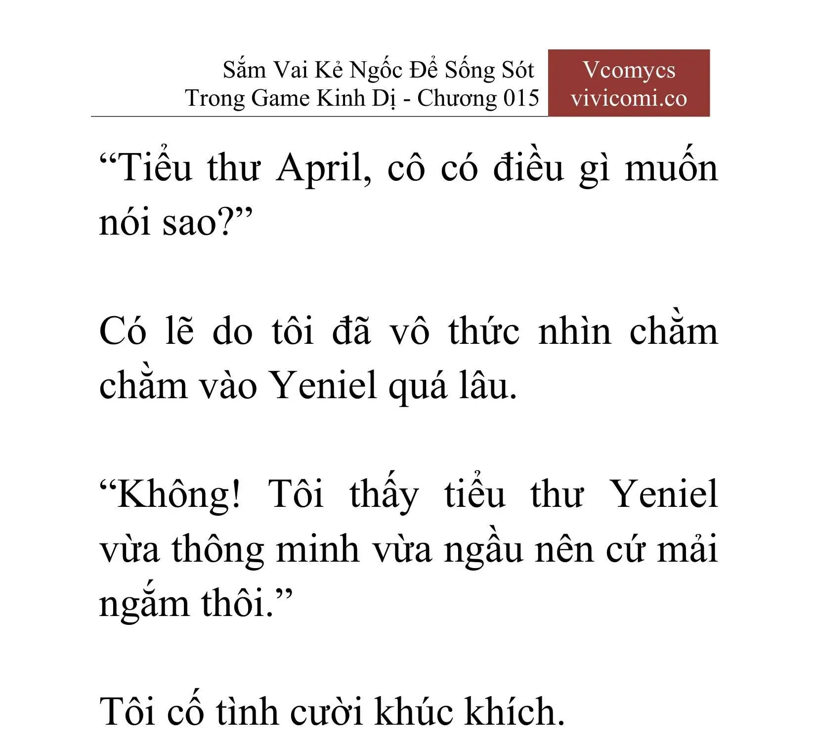 [Novel] Sắm Vai Kẻ Ngốc Để Sống Sót Trong Game Kinh Dị Chapter 15 - 22