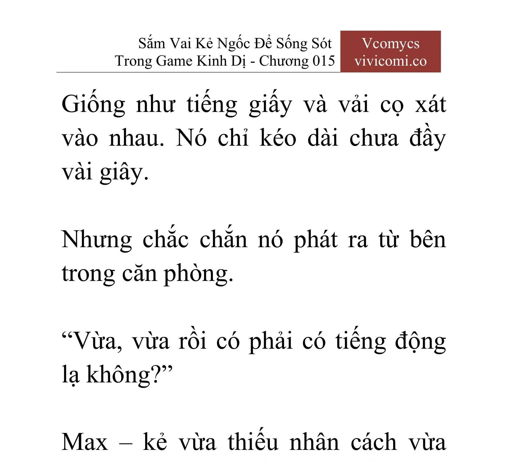 [Novel] Sắm Vai Kẻ Ngốc Để Sống Sót Trong Game Kinh Dị Chapter 15 - 26