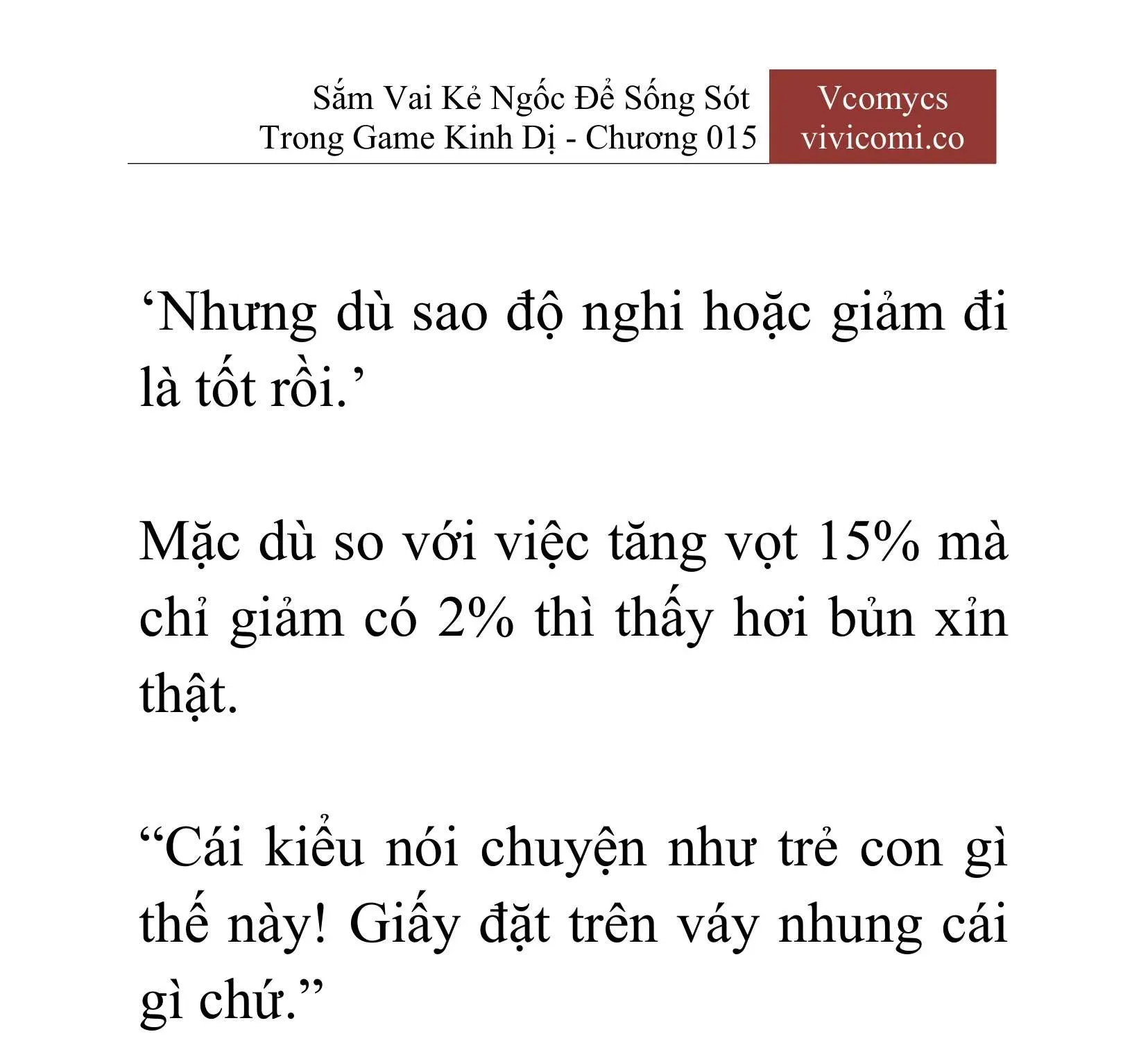 [Novel] Sắm Vai Kẻ Ngốc Để Sống Sót Trong Game Kinh Dị Chapter 15 - 40