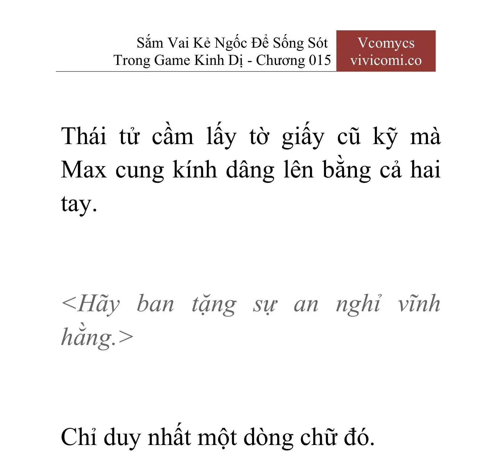 [Novel] Sắm Vai Kẻ Ngốc Để Sống Sót Trong Game Kinh Dị Chapter 15 - 44