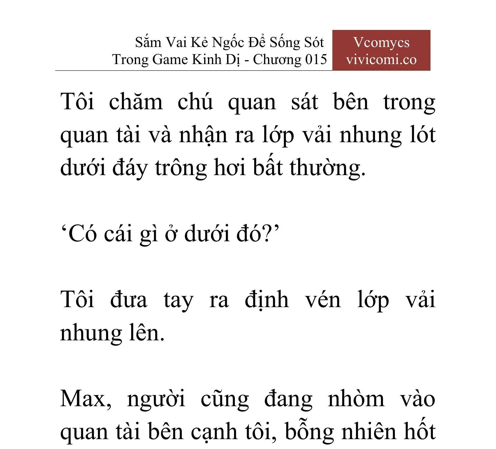 [Novel] Sắm Vai Kẻ Ngốc Để Sống Sót Trong Game Kinh Dị Chapter 15 - 56