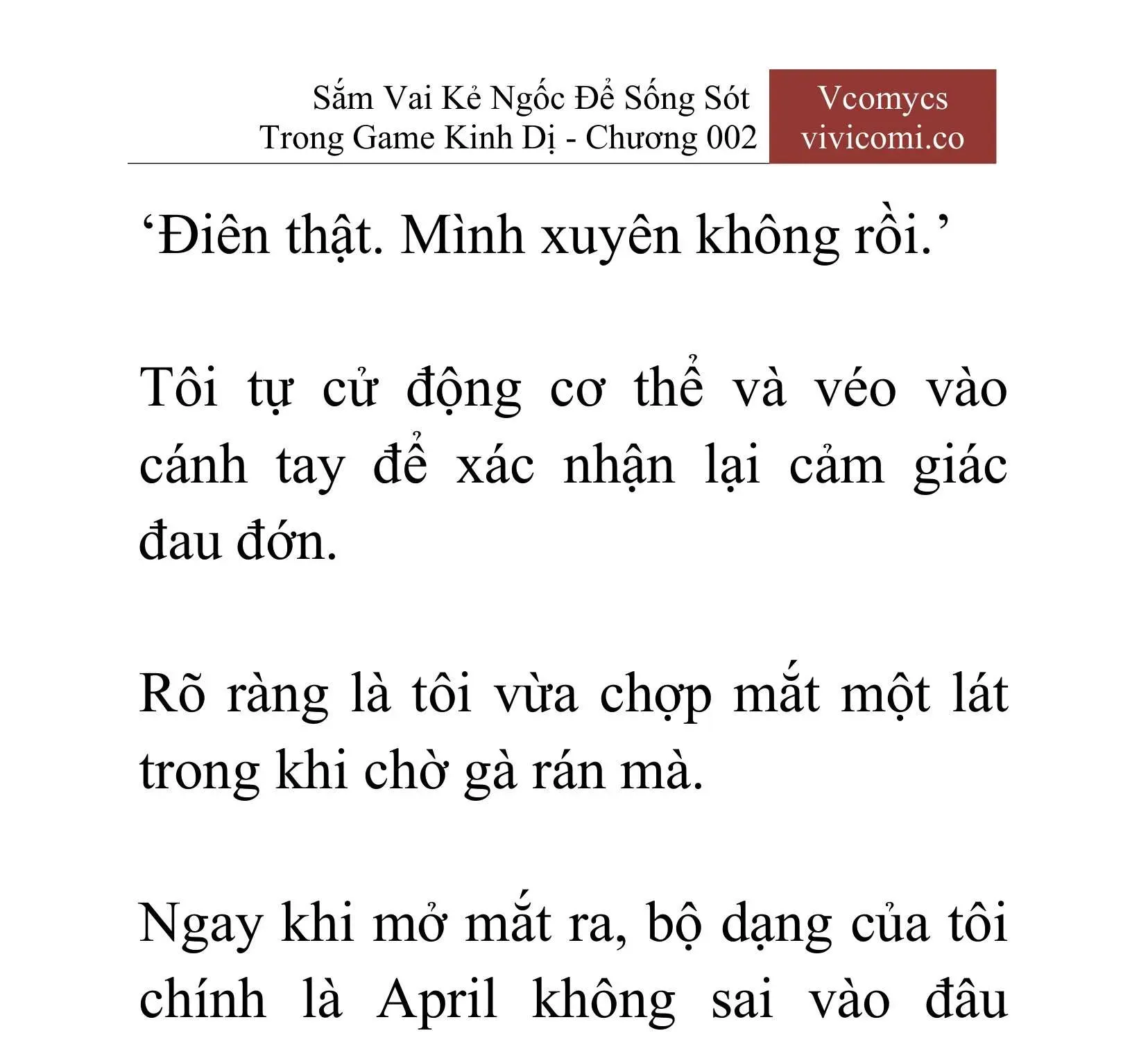 [Novel] Sắm Vai Kẻ Ngốc Để Sống Sót Trong Game Kinh Dị Chapter 2 - 4