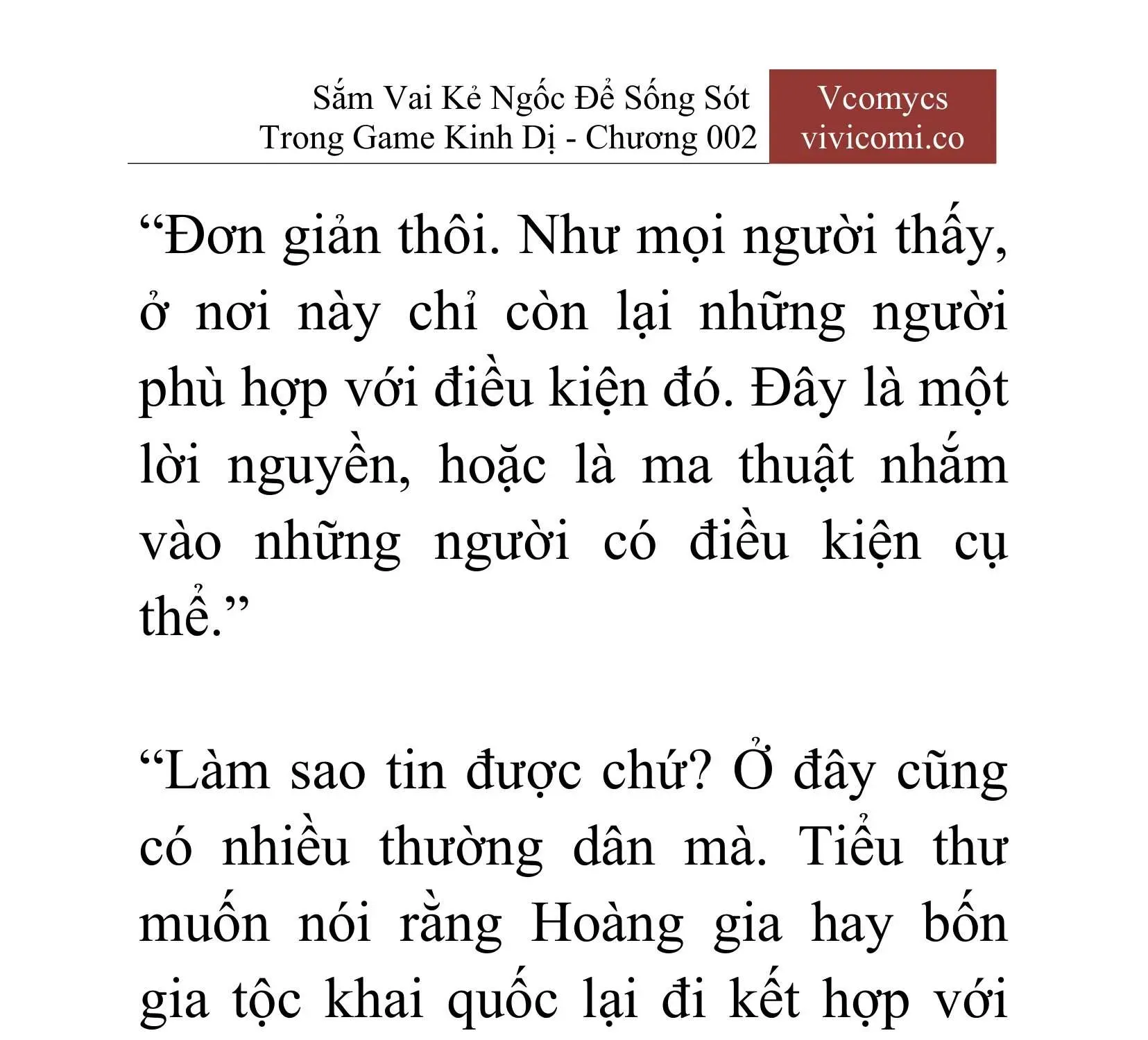 [Novel] Sắm Vai Kẻ Ngốc Để Sống Sót Trong Game Kinh Dị Chapter 2 - 34