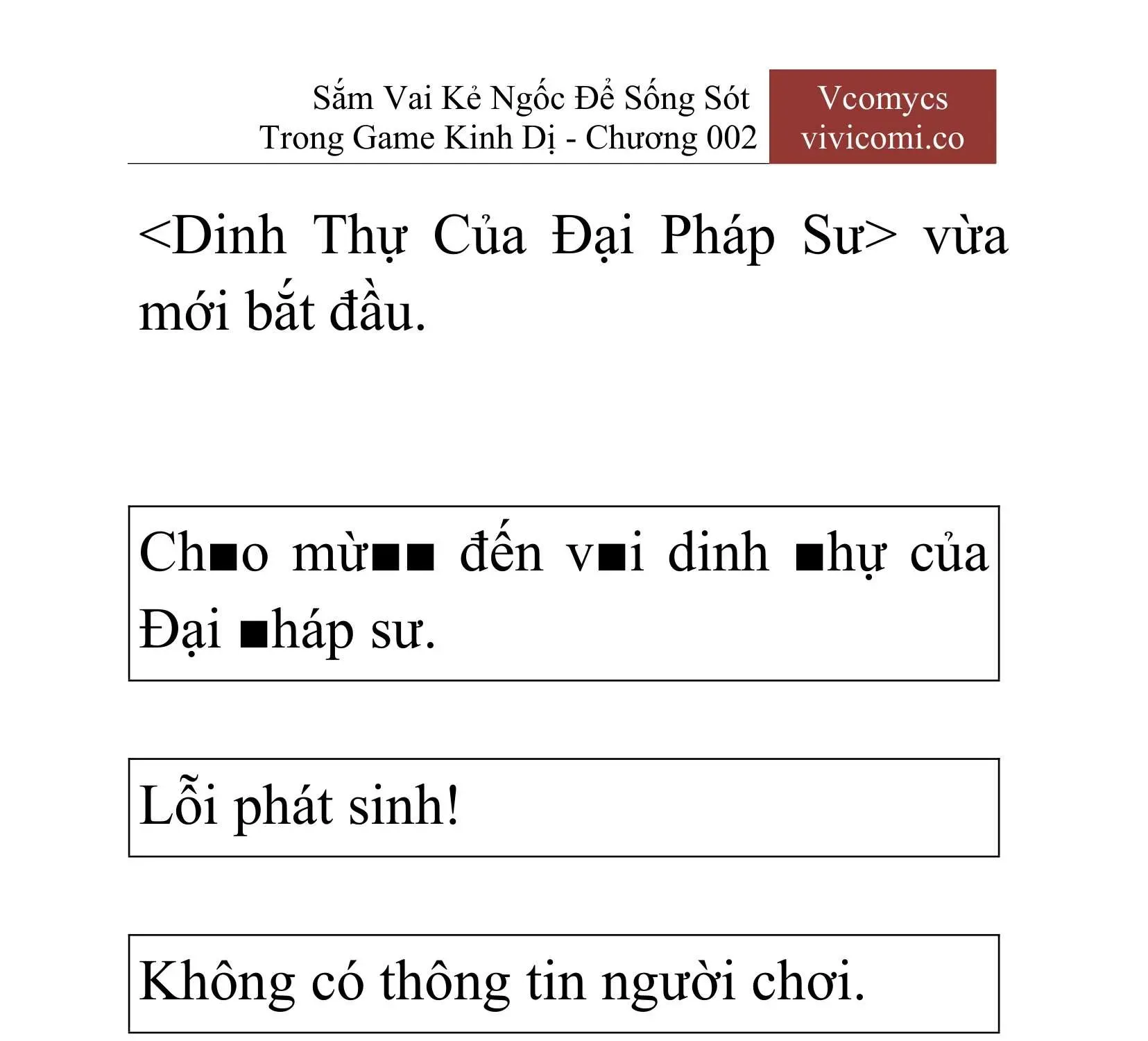 [Novel] Sắm Vai Kẻ Ngốc Để Sống Sót Trong Game Kinh Dị Chapter 2 - 6