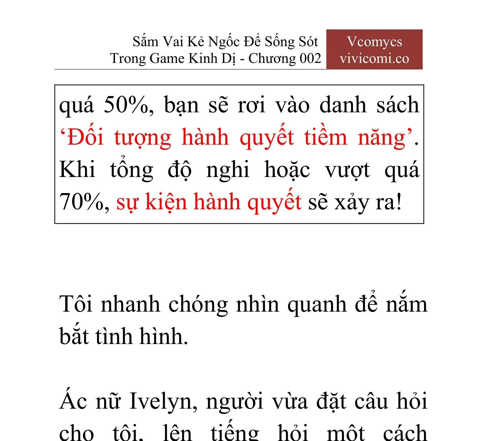 [Novel] Sắm Vai Kẻ Ngốc Để Sống Sót Trong Game Kinh Dị Chapter 2 - 54