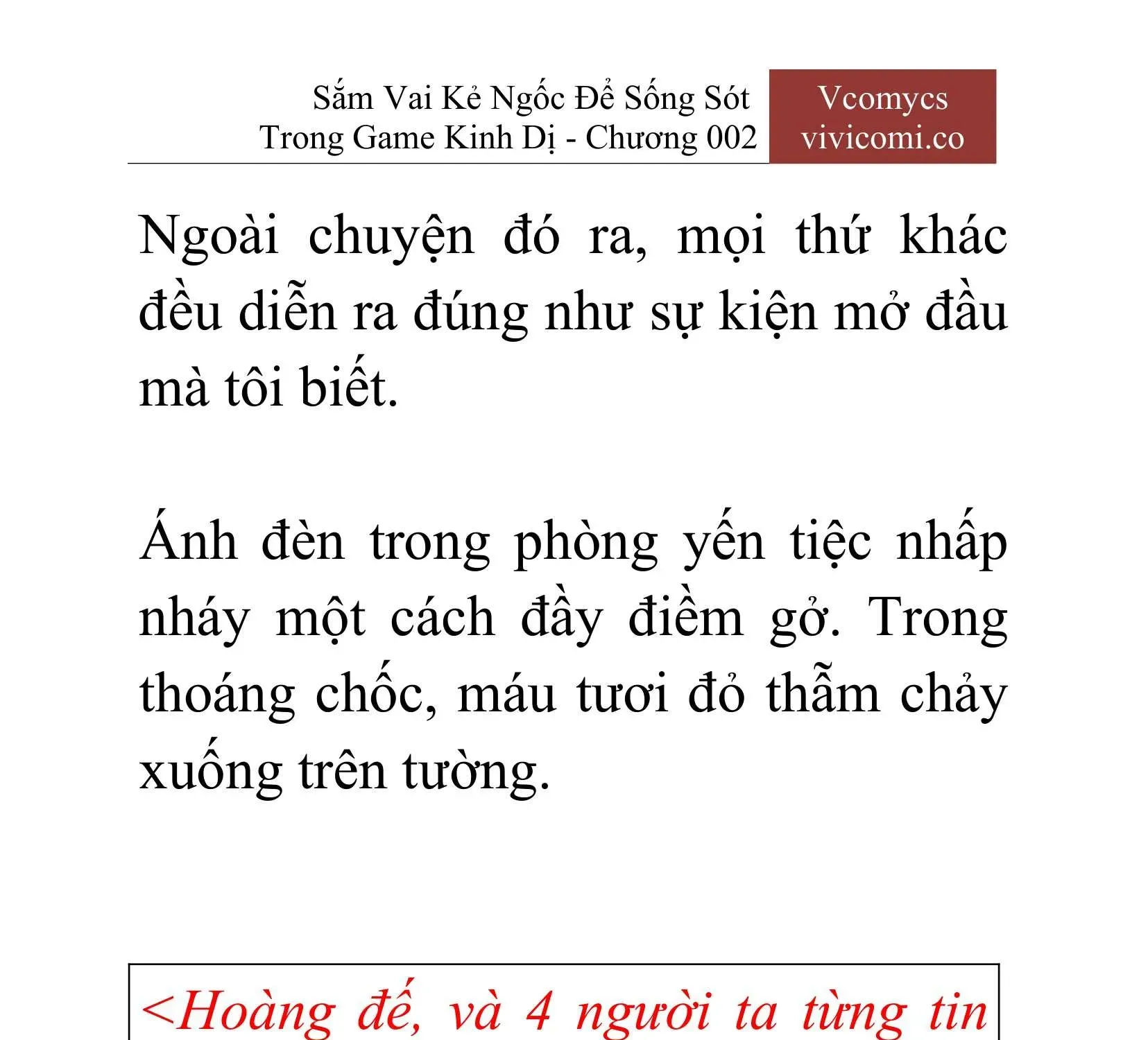 [Novel] Sắm Vai Kẻ Ngốc Để Sống Sót Trong Game Kinh Dị Chapter 2 - 8