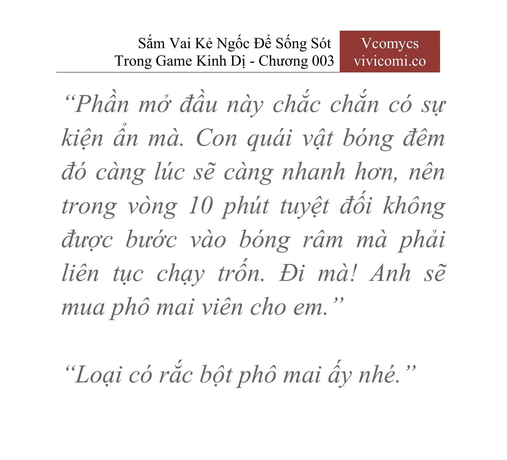 [Novel] Sắm Vai Kẻ Ngốc Để Sống Sót Trong Game Kinh Dị Chapter 3 - 40
