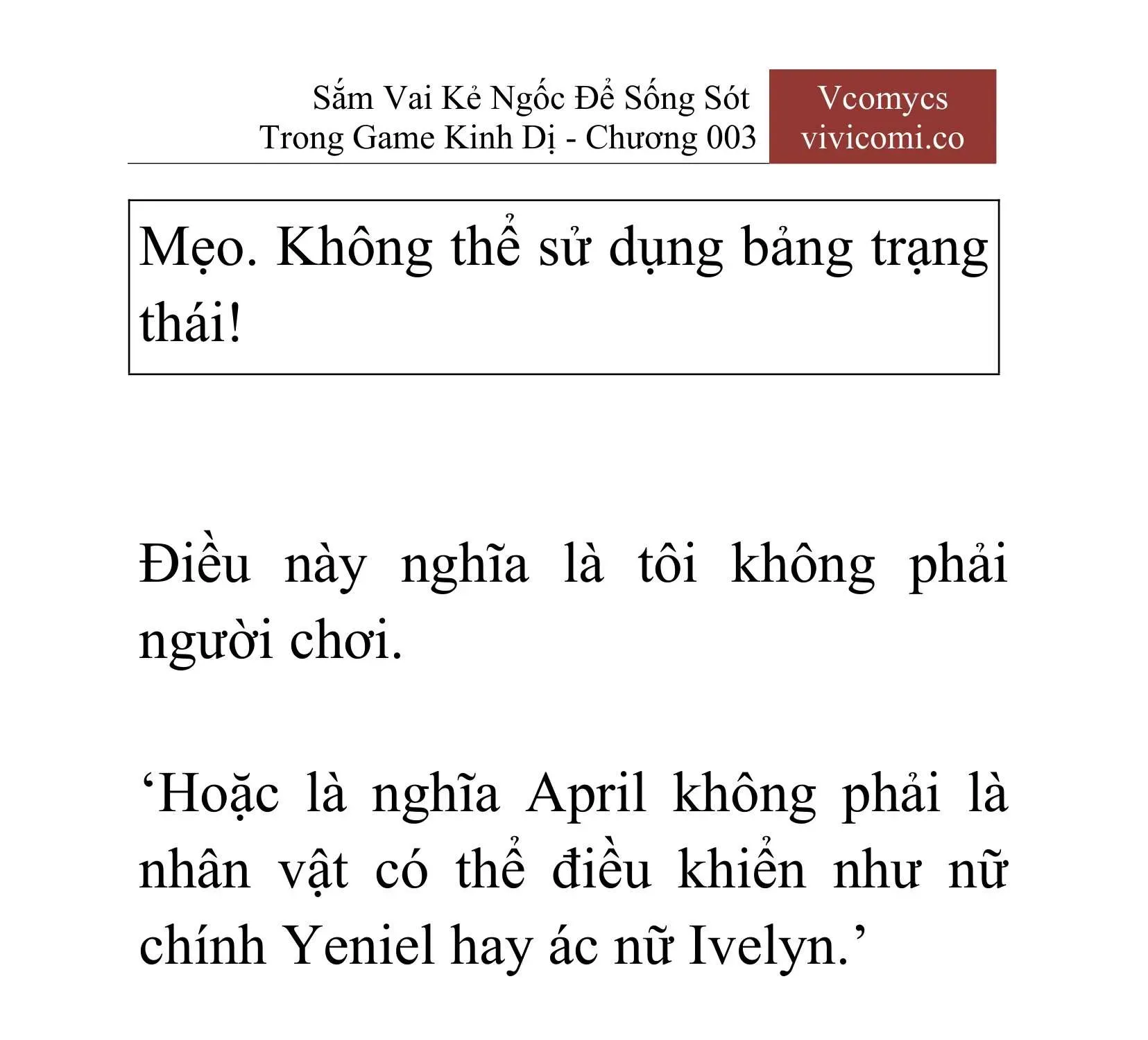 [Novel] Sắm Vai Kẻ Ngốc Để Sống Sót Trong Game Kinh Dị Chapter 3 - 8