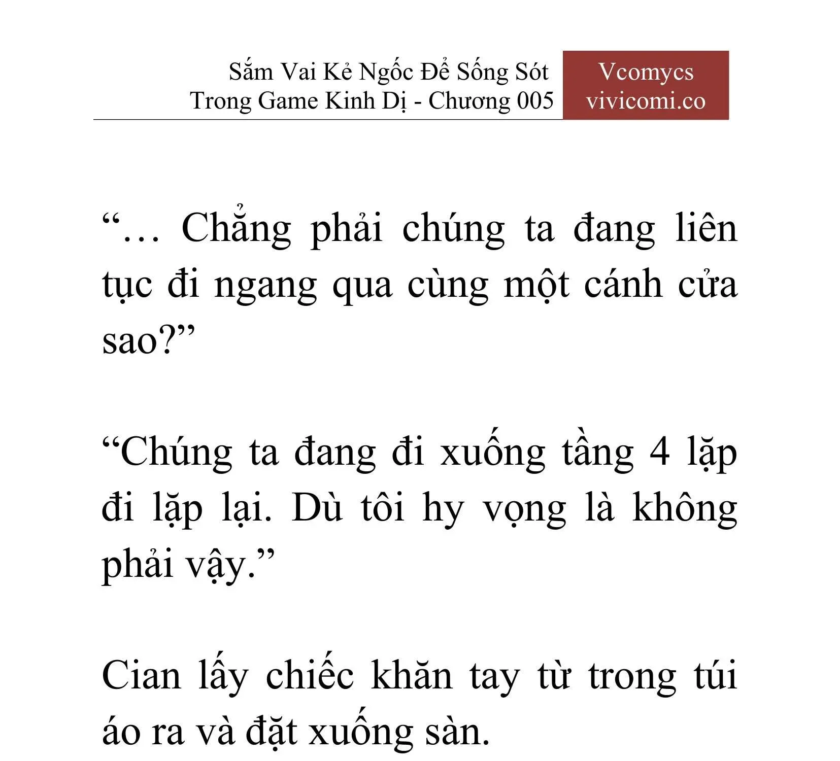 [Novel] Sắm Vai Kẻ Ngốc Để Sống Sót Trong Game Kinh Dị Chapter 5 - 18