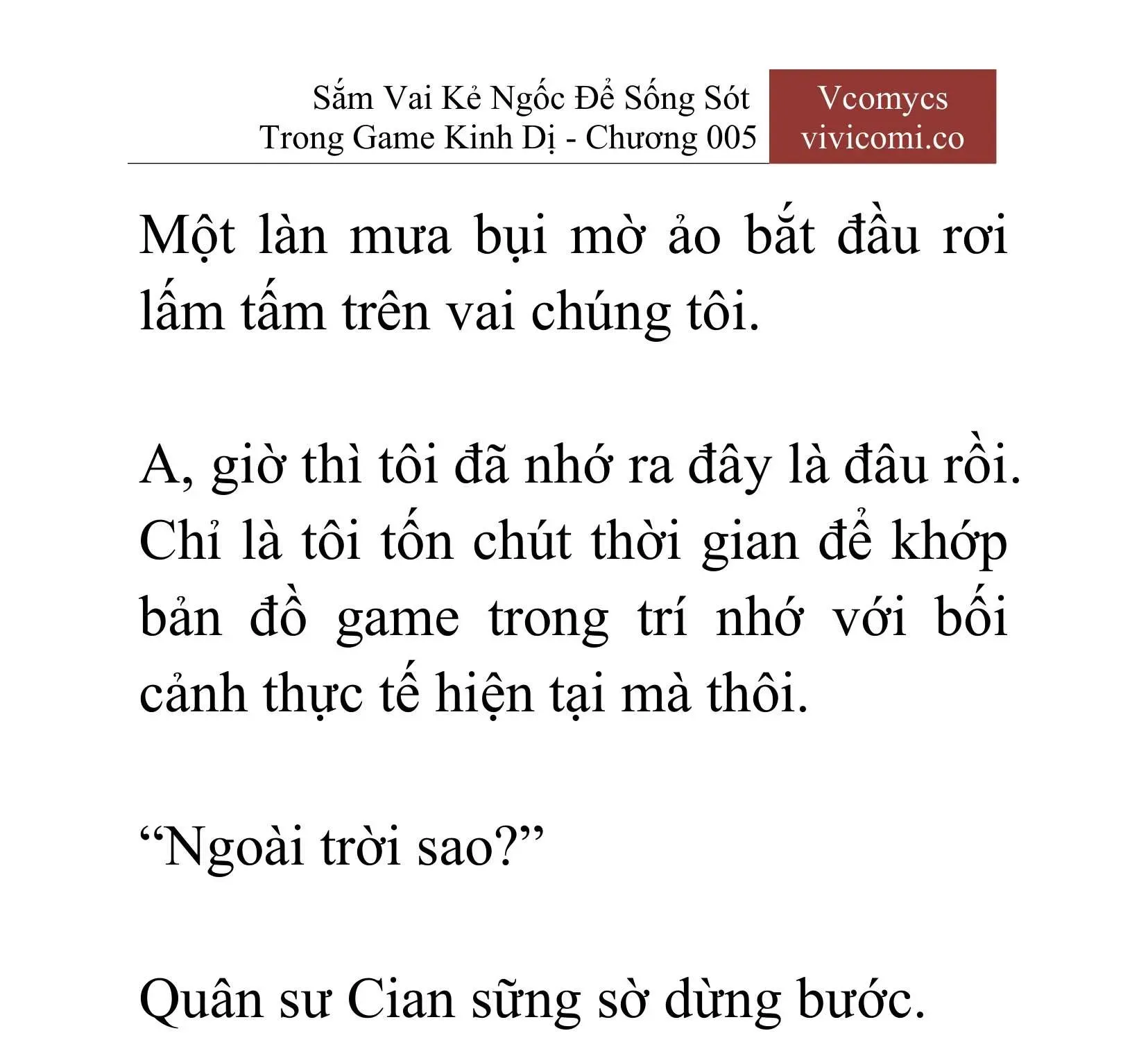 [Novel] Sắm Vai Kẻ Ngốc Để Sống Sót Trong Game Kinh Dị Chapter 5 - 36