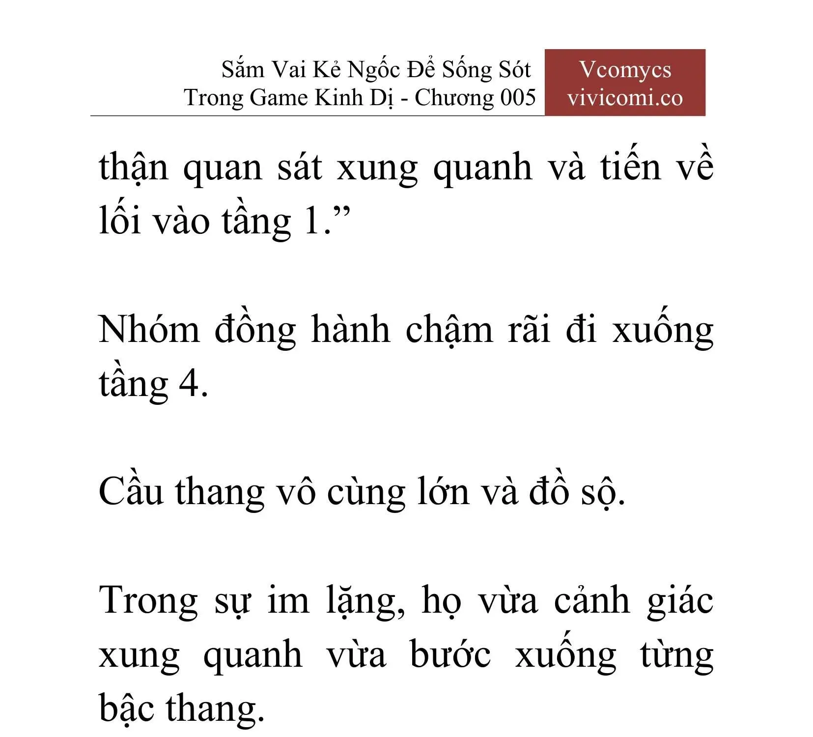[Novel] Sắm Vai Kẻ Ngốc Để Sống Sót Trong Game Kinh Dị Chapter 5 - 8