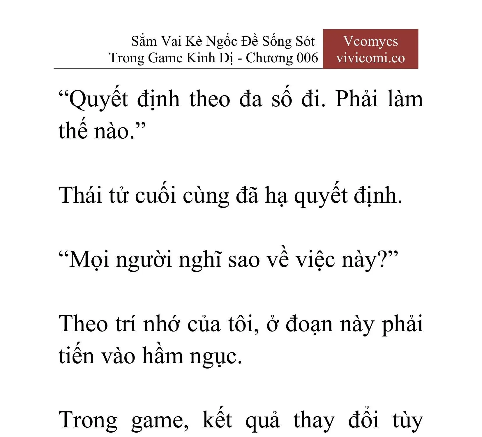 [Novel] Sắm Vai Kẻ Ngốc Để Sống Sót Trong Game Kinh Dị Chapter 6 - 4