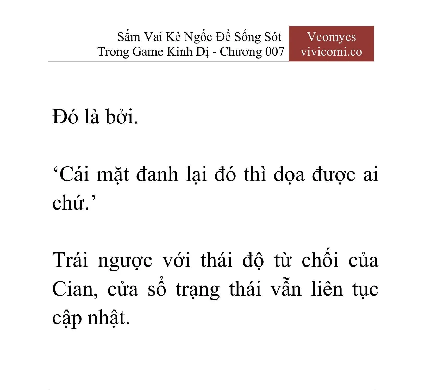 [Novel] Sắm Vai Kẻ Ngốc Để Sống Sót Trong Game Kinh Dị Chapter 7 - 30